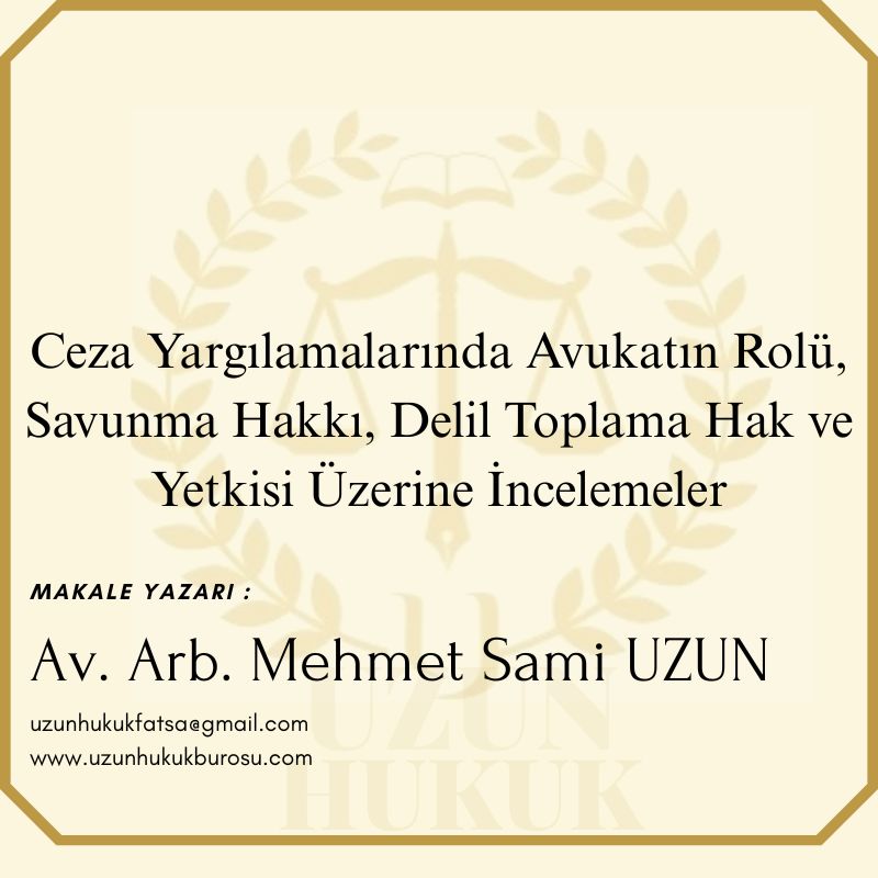 avukatın yetkisi